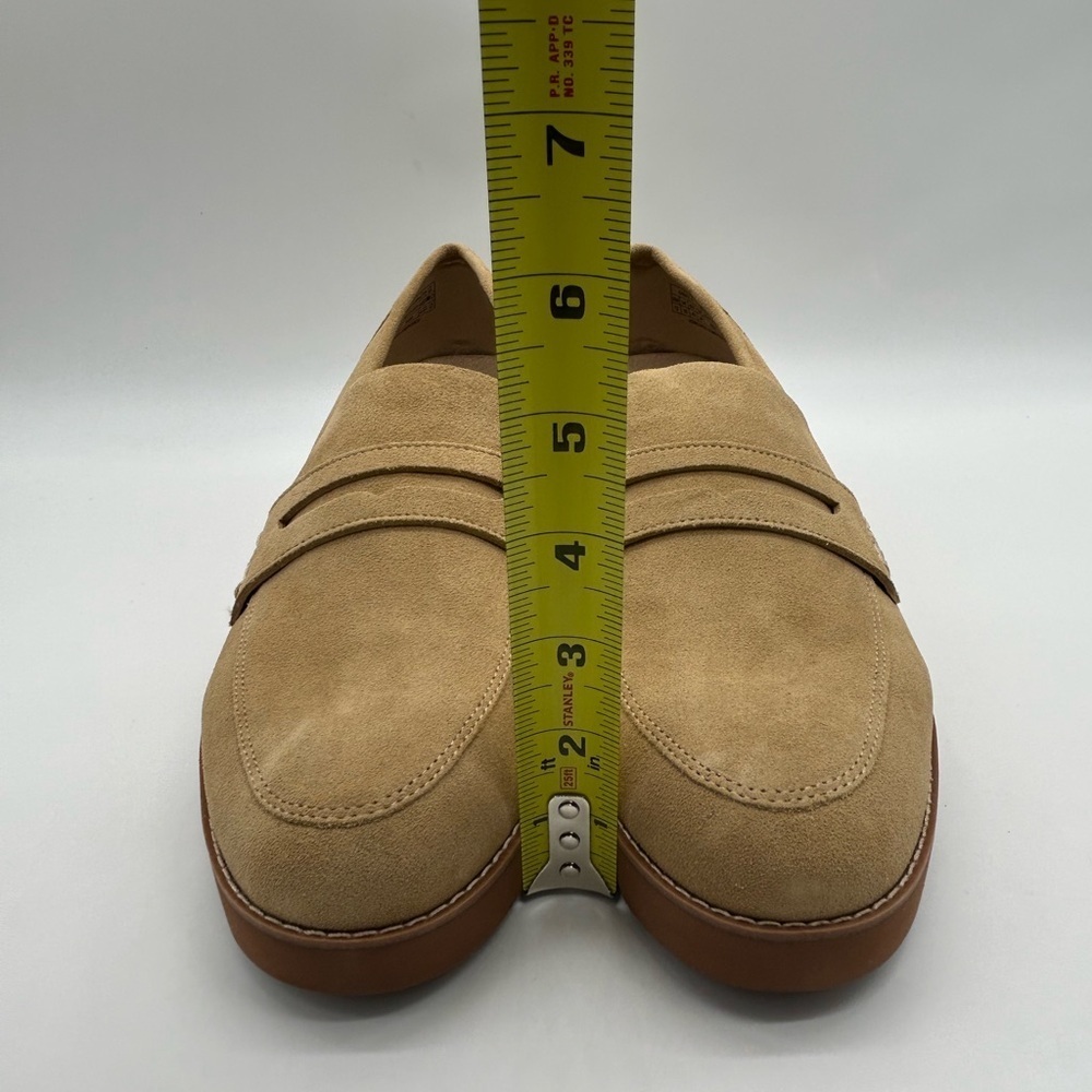 Vionic Cheryl II Suede Loafers Women’s Sz 12W Camel Brown Tan Slip-On Shoes NWB - Picture 7 of 11